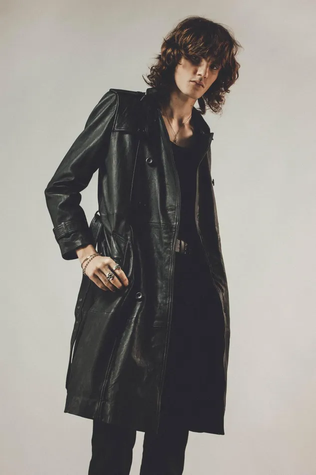 OTHER LEATHER JACKETS MEN Leather Trench
