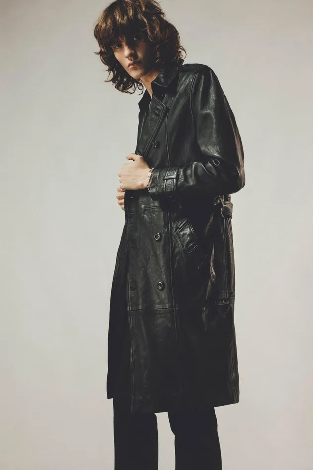 OTHER LEATHER JACKETS MEN Leather Trench