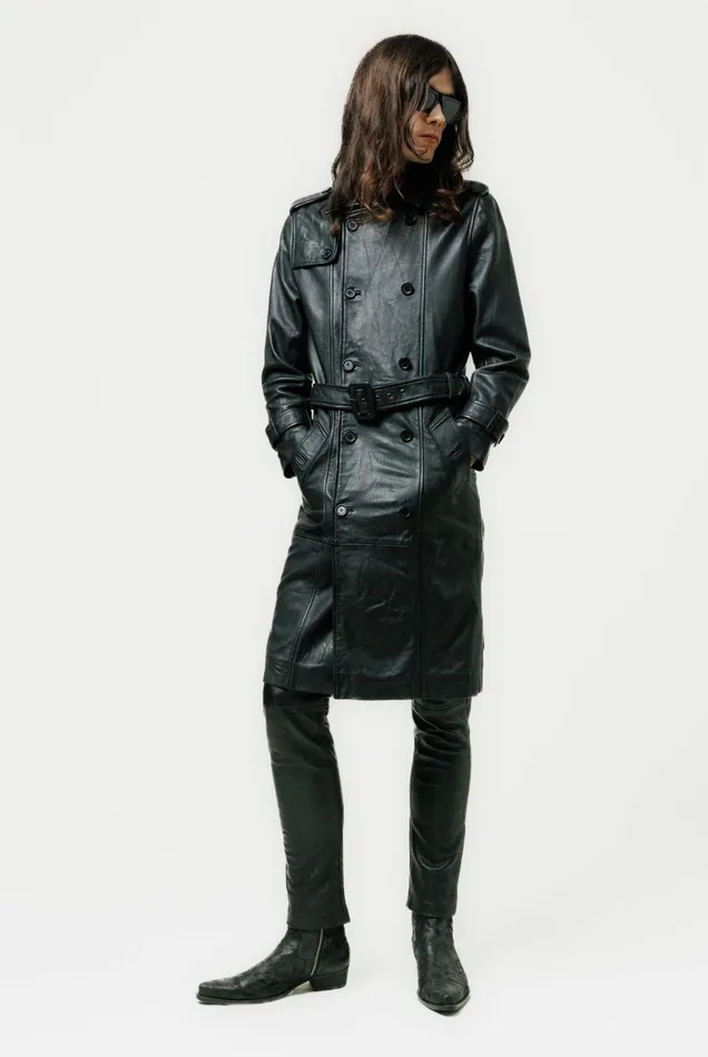 OTHER LEATHER JACKETS MEN Leather Trench