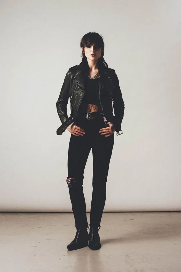 OTHER LEATHER JACKETS WOMEN The Deuce Biker Jacket Vintage Black