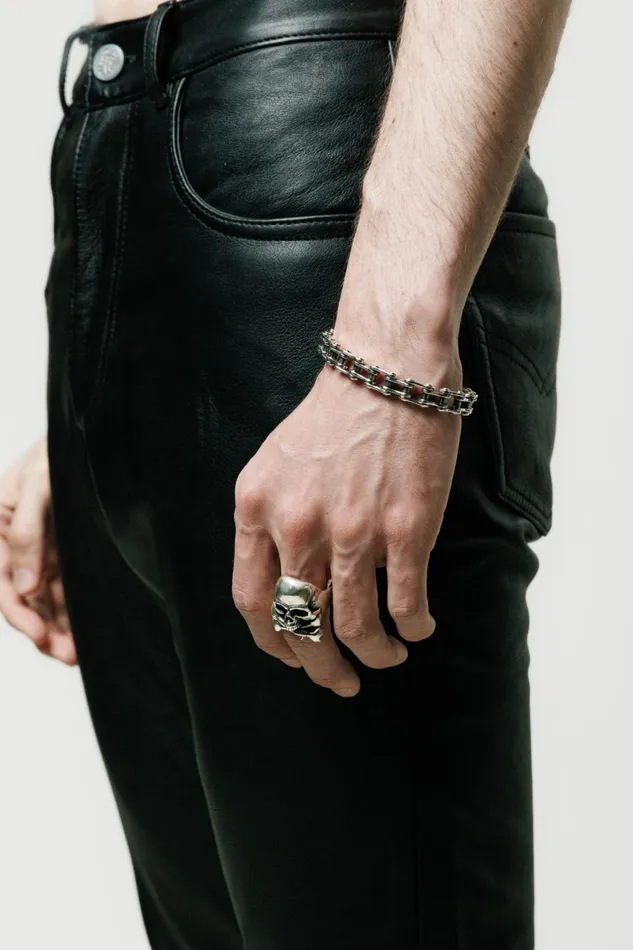 OTHER NECKLACES and CHAINS MENWOMEN 925 Moto Chain Bracelet