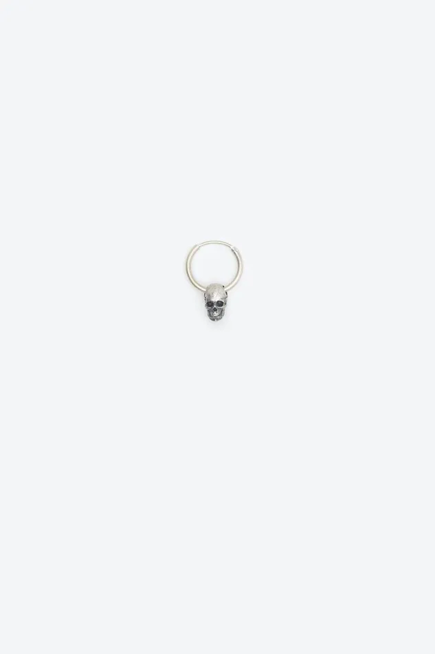OTHER NECKLACES and CHAINS MENWOMEN 925 Skull Earring Silver