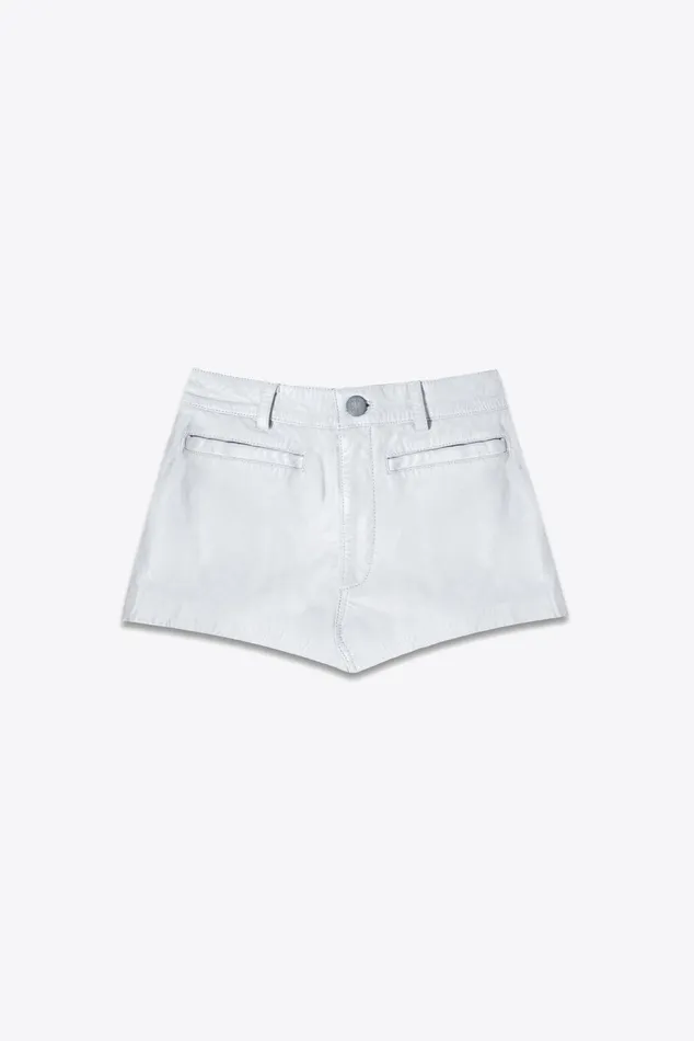 OTHER PANTS WOMEN Leather Short Shorts