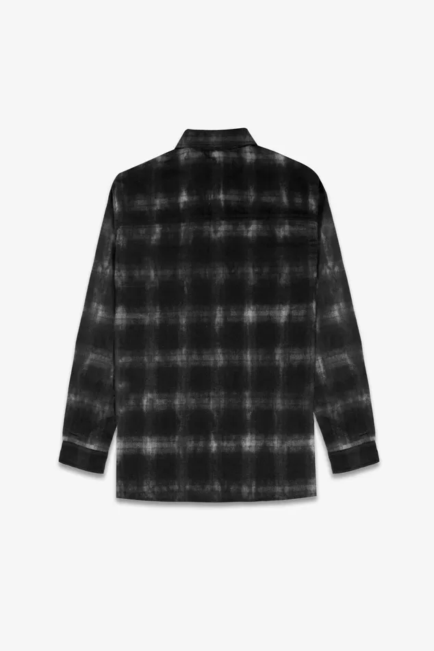 OTHER SHIRTS MEN Flannel Shirt Grey Tie Dye