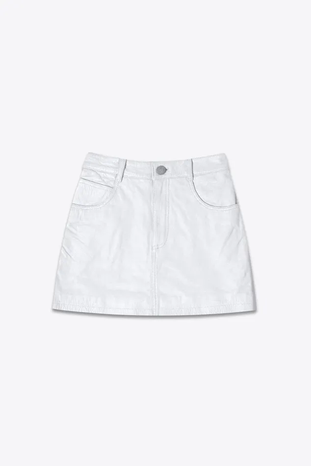 OTHER SKIRTS and DRESSES WOMEN The Ultra Mini Skirt Pearl Leather