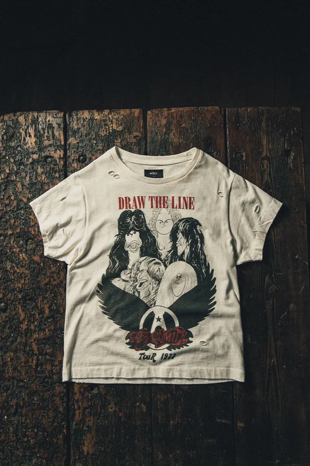 OTHER TSHIRTS MEN Aerosmith Draw The Line Vintage TShirt
