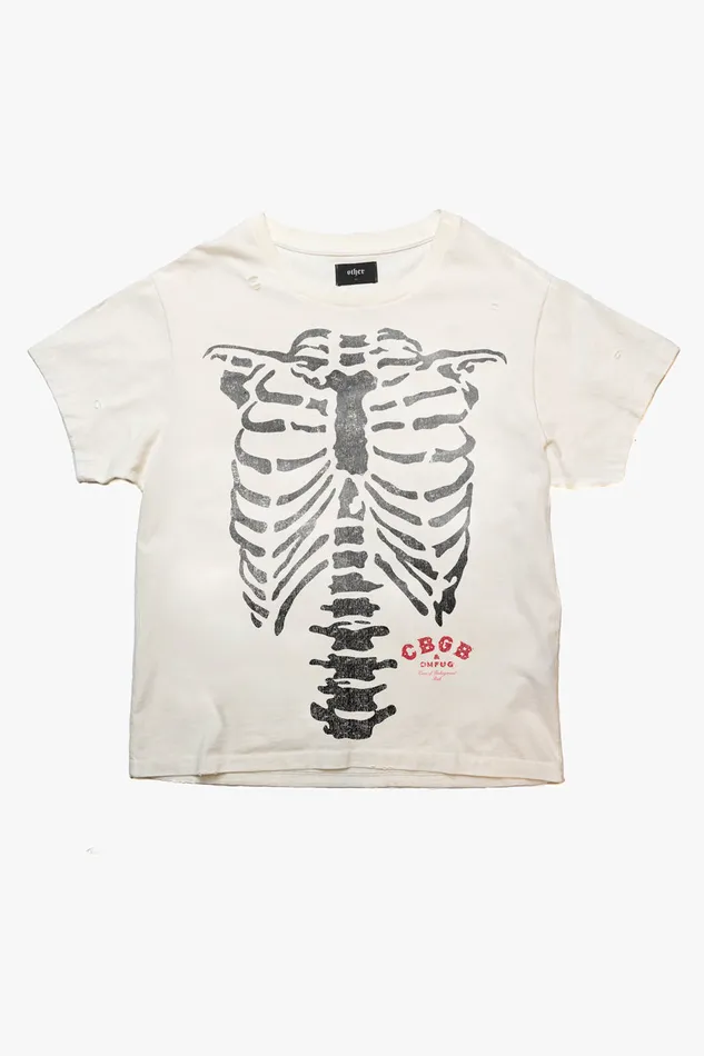 OTHER TSHIRTS MEN CBGB 1980039S BONES VINTAGE TSHIRT