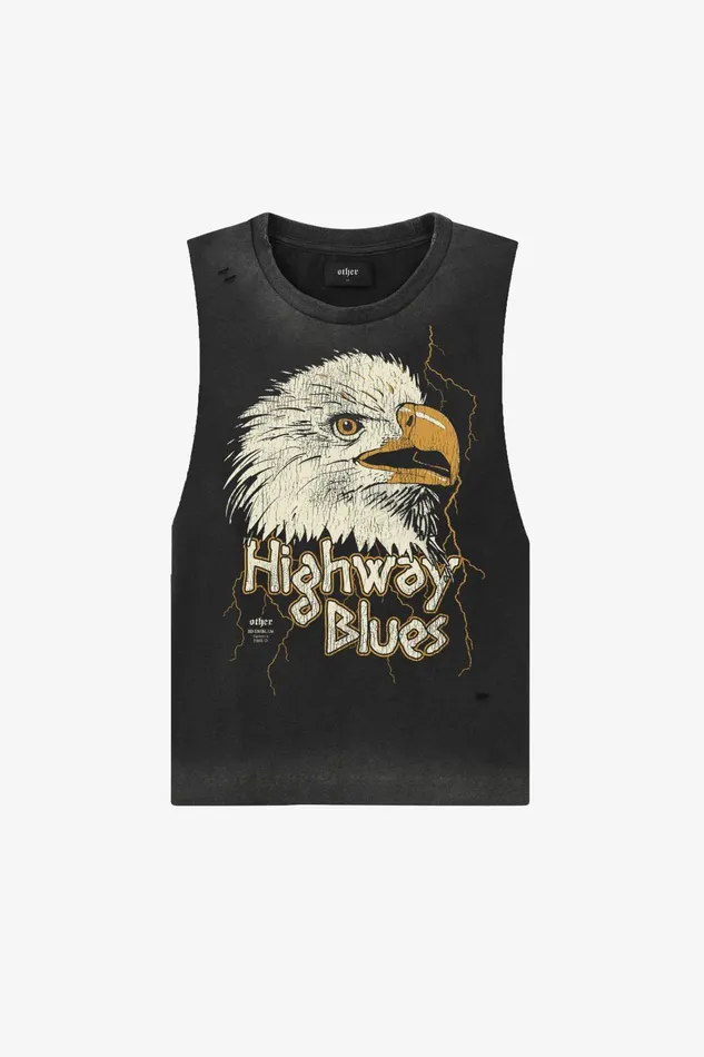 OTHER TSHIRTS MEN Highway Blues Eagle Vintage Tank