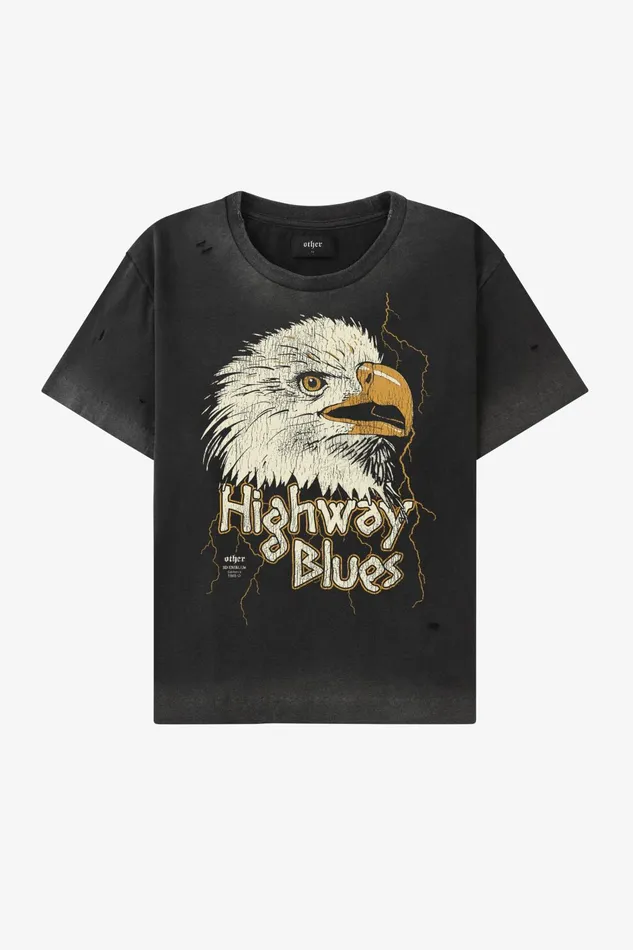 OTHER TSHIRTS MEN Highway Blues Eagle Vintage Tee