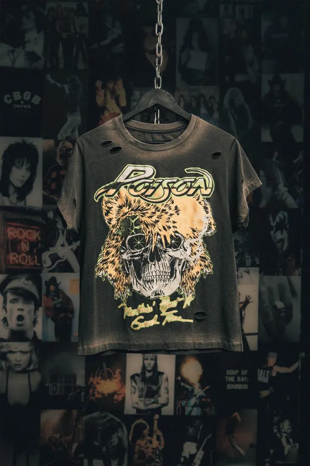 OTHER TSHIRTS MEN POISON GLAM ROCKER VINTAGE TSHIRT