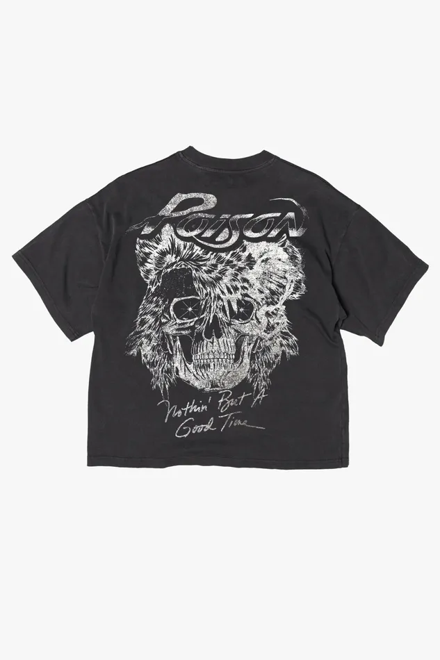 OTHER TSHIRTS MEN POISON MONO GLAM ROCKER OVERSIZED TSHIRT