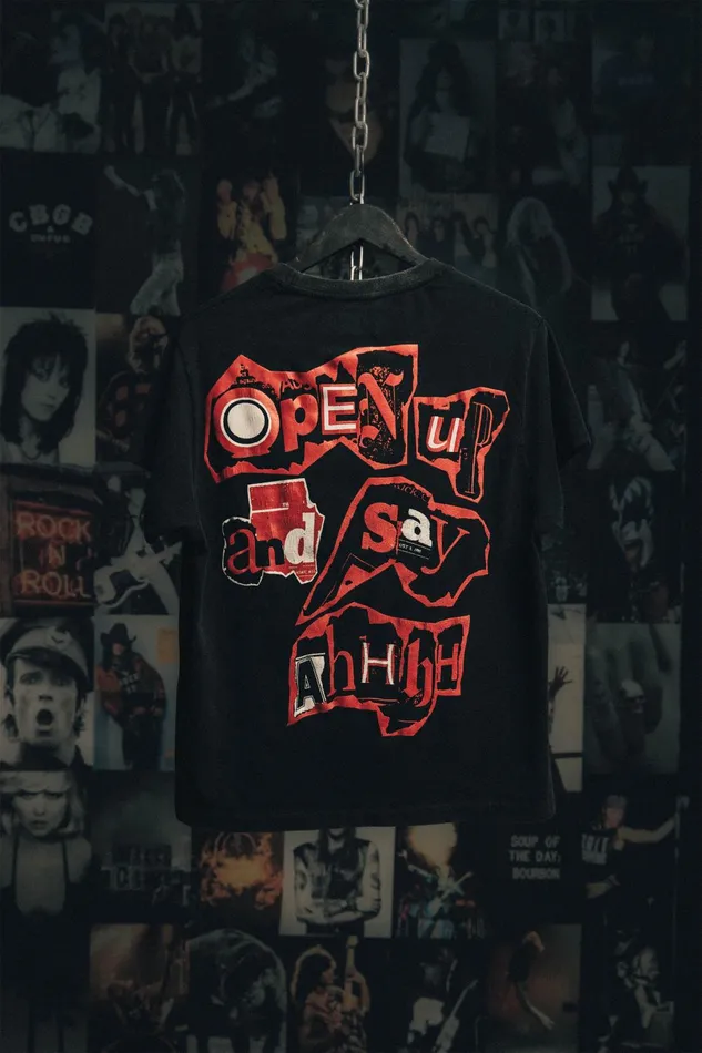 OTHER TSHIRTS MEN POISON OPEN UP and SAY AHH VINTAGE TSHIRT