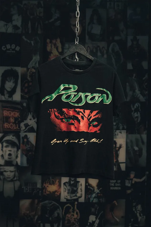 OTHER TSHIRTS MEN POISON OPEN UP and SAY AHH VINTAGE TSHIRT