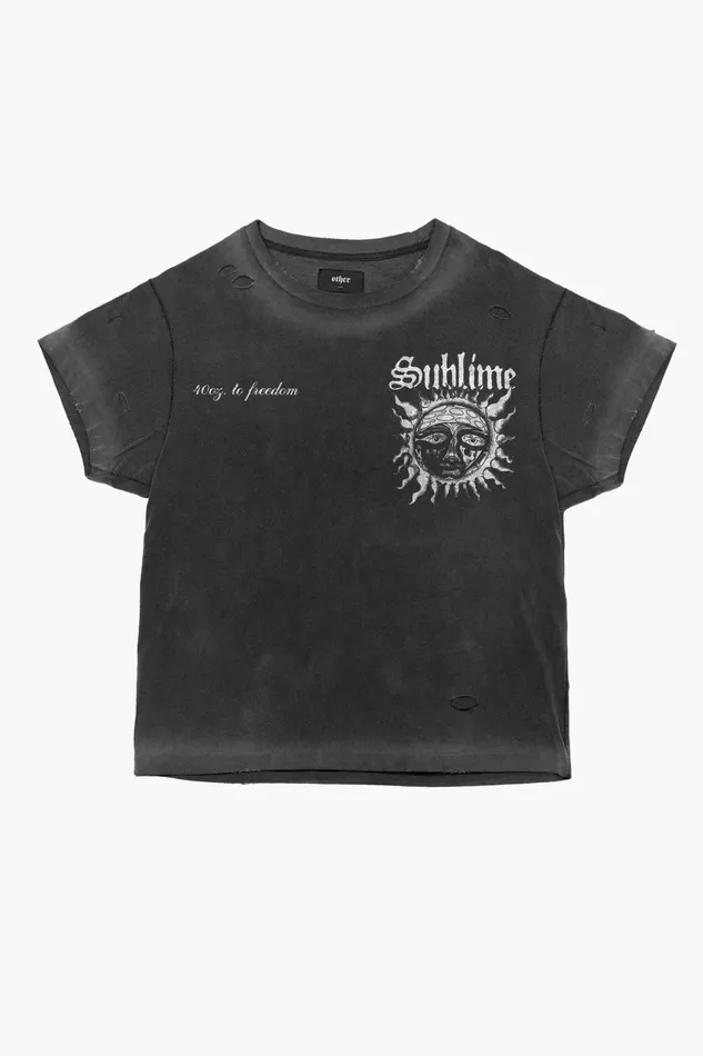 OTHER TSHIRTS MEN Sublime 40oz Mono Vintage TShirt