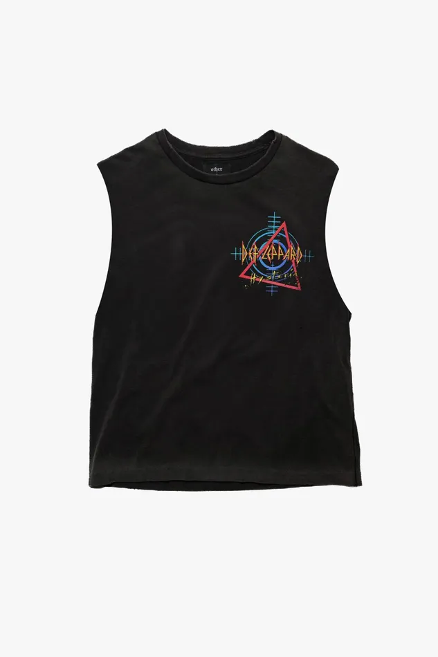 OTHER TANKS and VESTS MEN DEF LEPPARD HYSTERIA VINTAGE TANK