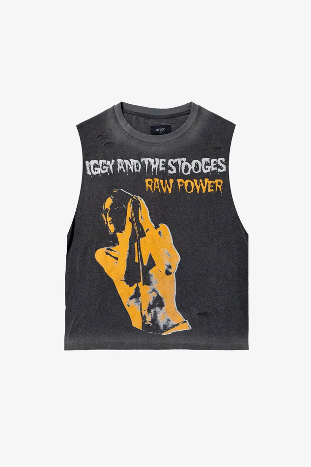 OTHER TANKS and VESTS MEN IGGY and THE STOOGES RAW POWER VINTAGE TANK