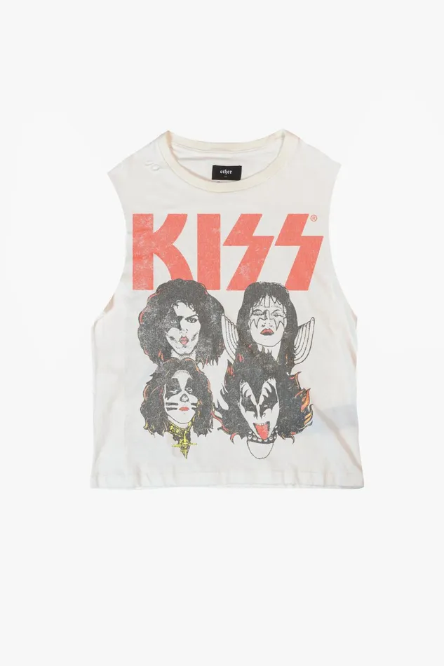 OTHER TANKS and VESTS MEN KISS IN CONCERT VINTAGE TANK