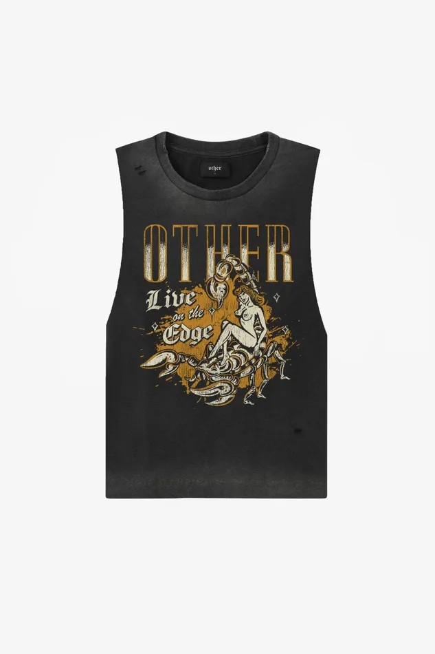 OTHER TANKS and VESTS MEN Live On The Edge Vintage Tank