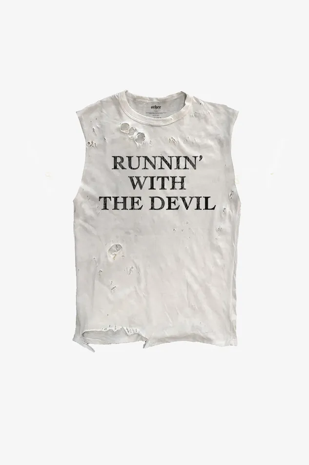 OTHER TANKS and VESTS MEN Runnin With The Devil Thrasher Tank