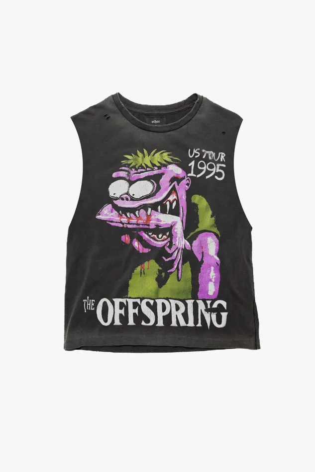 OTHER TANKS and VESTS MEN THE OFFSPRING BITE ME 95 VINTAGE TANK