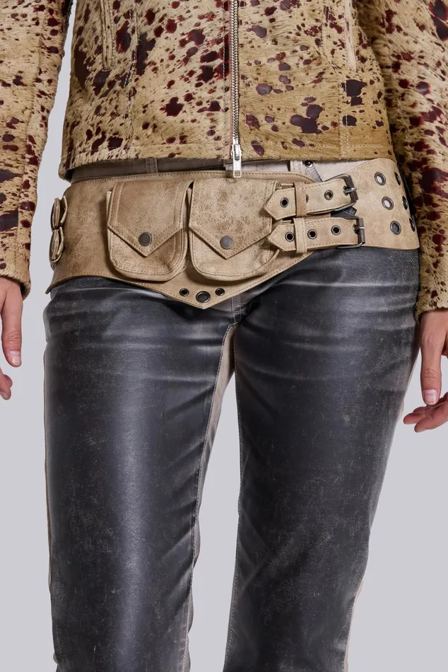 Outerwear Women Jaded London Real Cowhide Piston Jacket