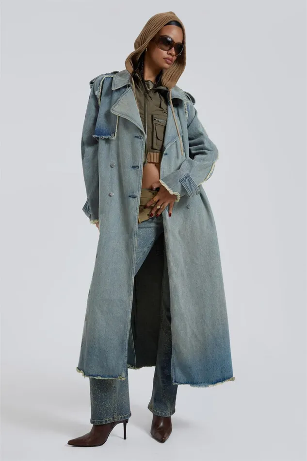 Outerwear Women Jaded London Shop Downtown Denim Coat