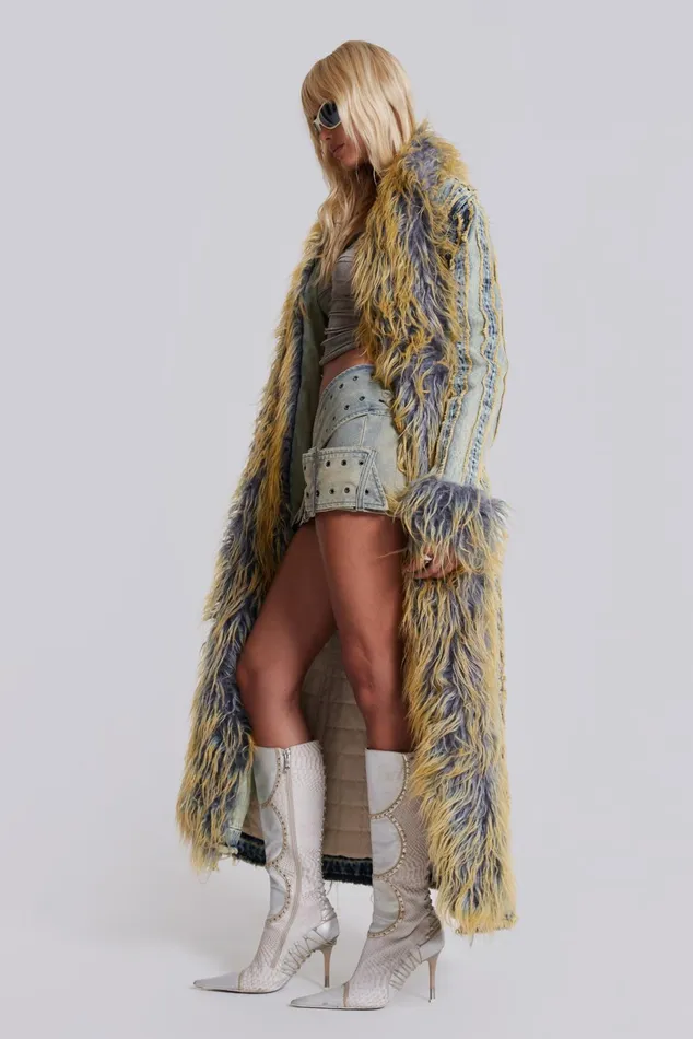 Outerwear Women Jaded London Shop Kiba Denim Coat