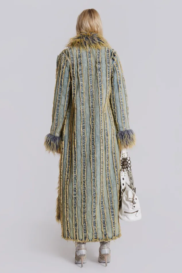 Outerwear Women Jaded London Shop Kiba Denim Coat