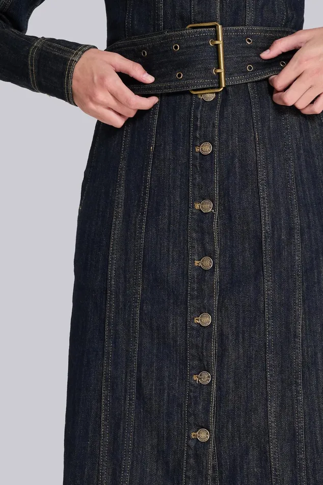 Outerwear Women Jaded London Trinity Fitted Denim Coat