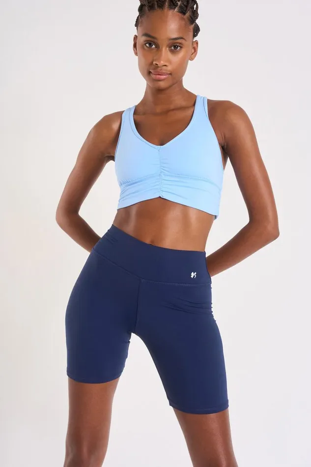 Outfit Navy Blue FLOW and PAMA WELLNESS Blue Women Banana Moon Tops and Bras