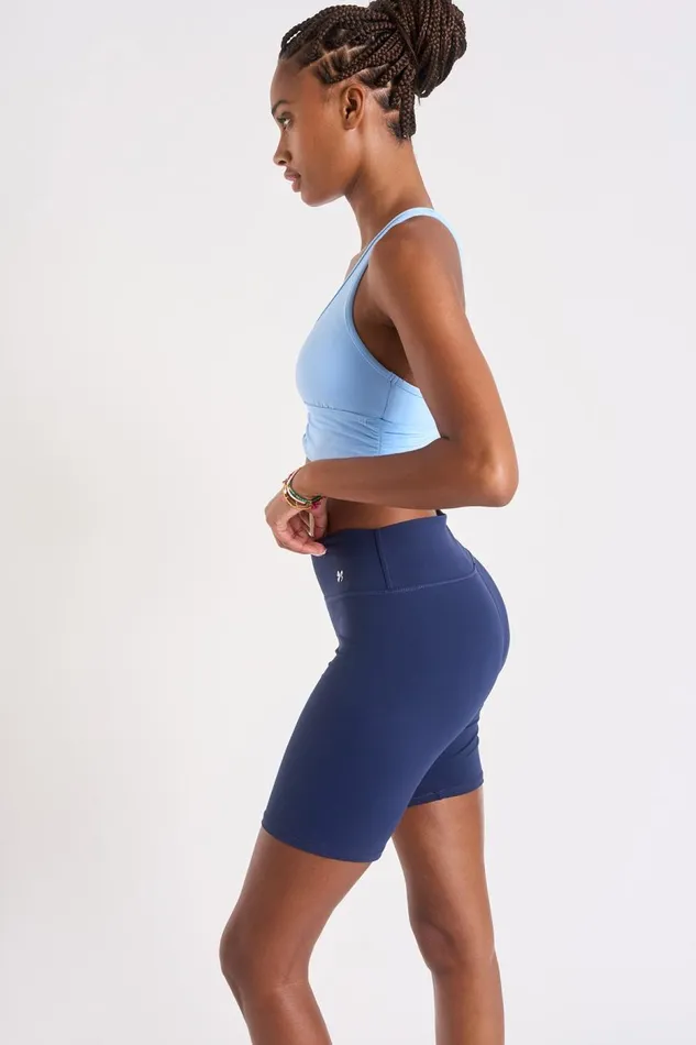 Outfit Navy Blue FLOW and PAMA WELLNESS Blue Women Banana Moon Tops and Bras