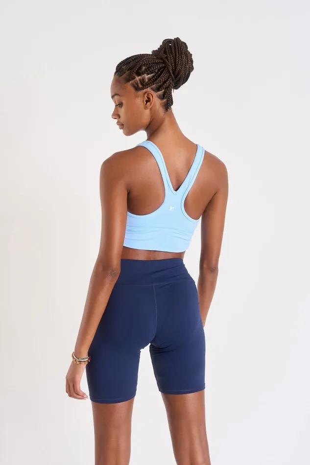 Outfit Navy Blue FLOW and PAMA WELLNESS Blue Women Banana Moon Tops and Bras