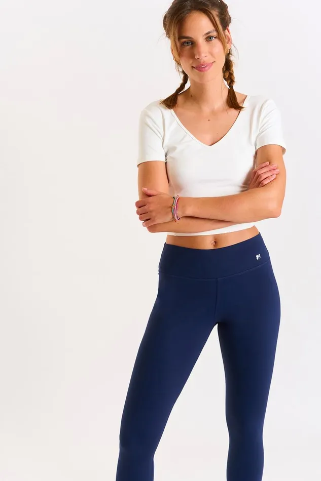 Outfit Navy Blue MANTRA and EAGLE WELLNESS Navy Women Banana Moon Tops and Bras