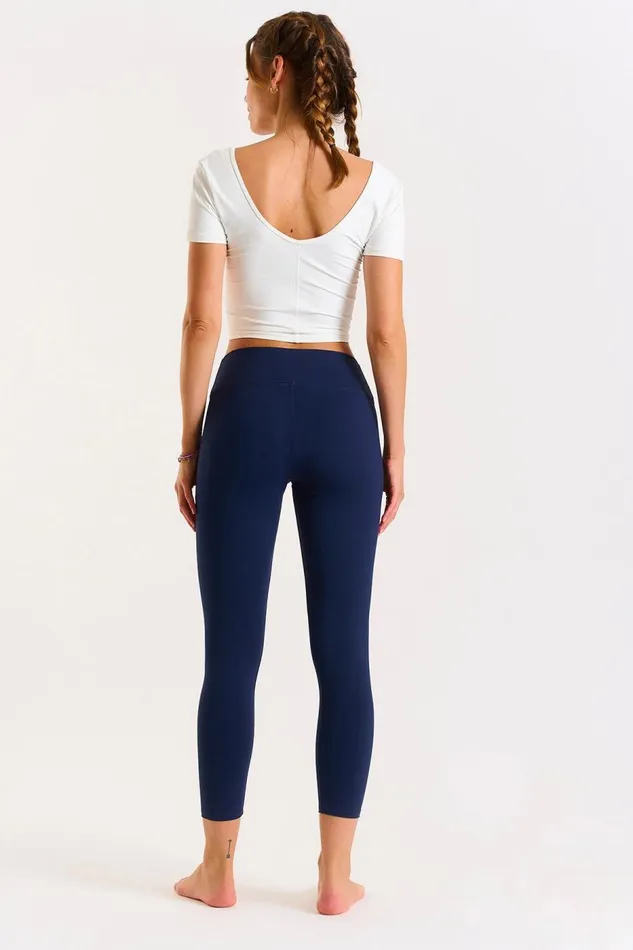 Outfit Navy Blue MANTRA and EAGLE WELLNESS Navy Women Banana Moon Tops and Bras