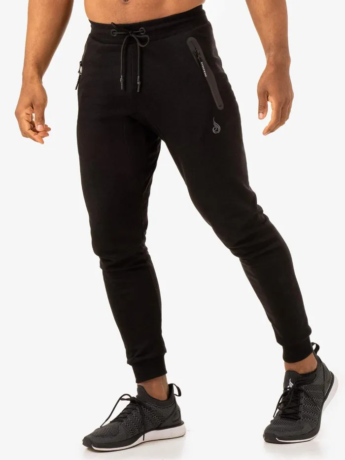 Overdrive Track Pant 8211 Black Men Ryderwear Gym Pants