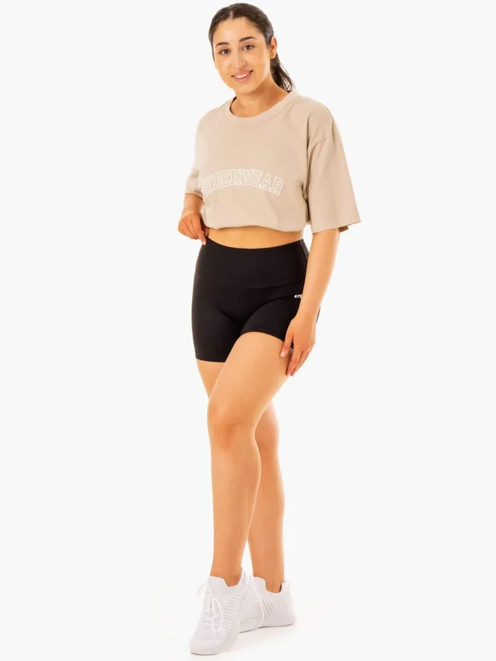 Oversized TShirt 8211 Sandstone Women Ryderwear TShirts
