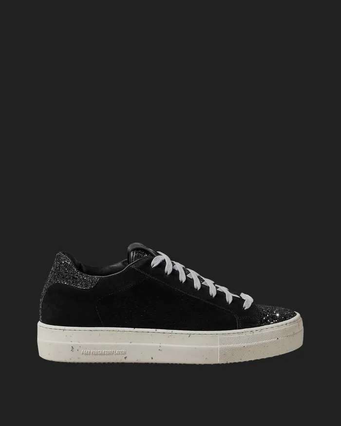 P448 Platforms Women Thea Recycled BlackGun Sneaker P448 Platforms Women Thea Recycled BlackGun Sneaker