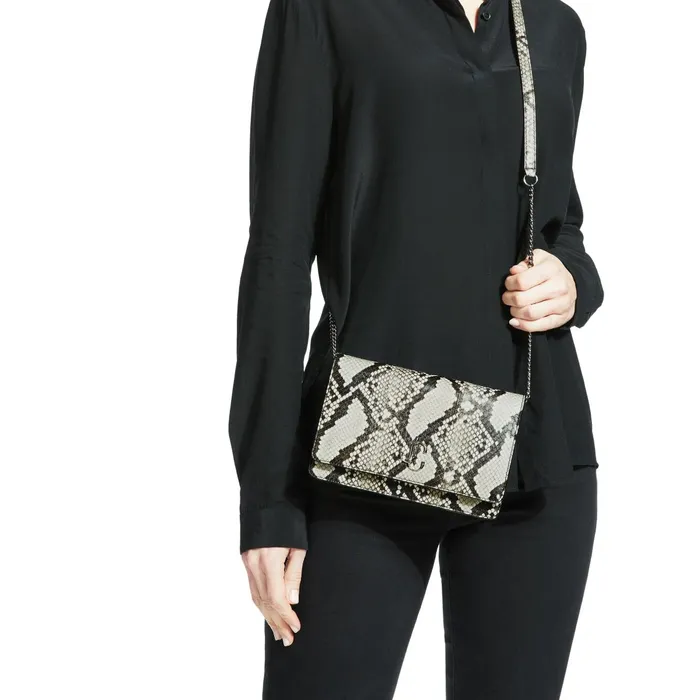 Palace Natural Printed Elaphe Mini Bag With Jc Emblem Natural Women JIMMY CHOO Small Leather Goods