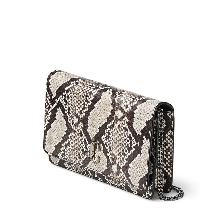 Palace Natural Printed Elaphe Mini Bag With Jc Emblem Natural Women JIMMY CHOO Small Leather Goods