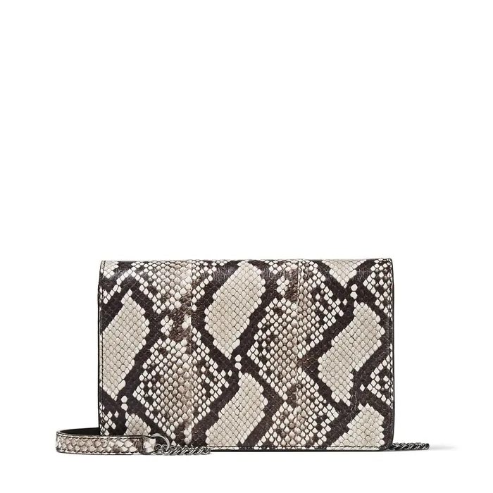 Palace Natural Printed Elaphe Mini Bag With Jc Emblem Natural Women JIMMY CHOO Small Leather Goods