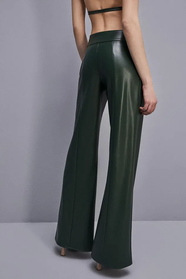 Palazzo Women Patrizia Pepe LowWaisted Palazzo Fit Pants Tuscany Green