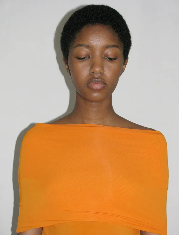 Paloma Wool ALISSlightly Sheer Draped Collarhood Top Women Tops