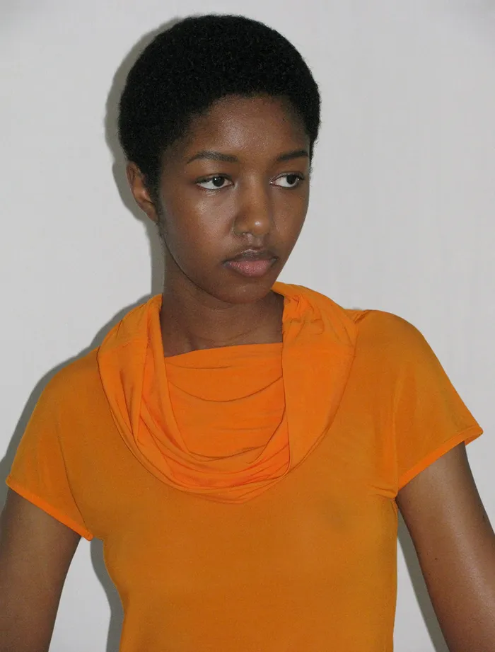 Paloma Wool ALISSlightly Sheer Draped Collarhood Top Women Tops