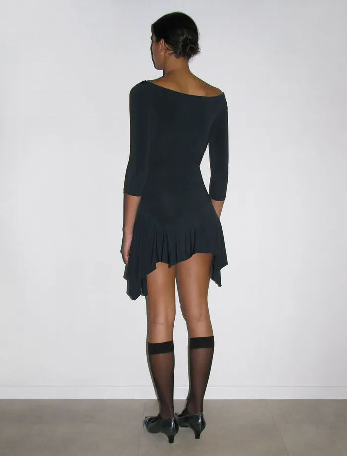 Paloma Wool BENITOSoft Asymmetric Mini Dress With 34 Sleeves Women Dresses