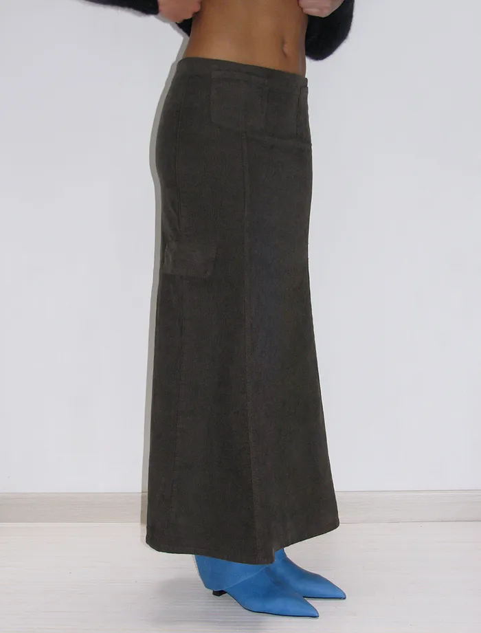 Paloma Wool BRIOCHELowwaist Corduroy Long Skirt With Front And Side Pockets Women Bottoms Paloma Wool BRIOCHELowwaist Corduroy Long Skirt With Front And Side Pockets Women Bottoms