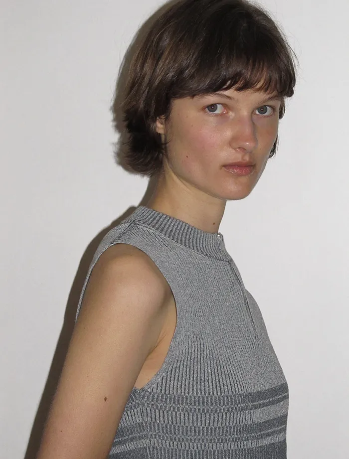 Paloma Wool COURTNEYSleeveless Top With Zippered Collar Dry Touch Women Tops