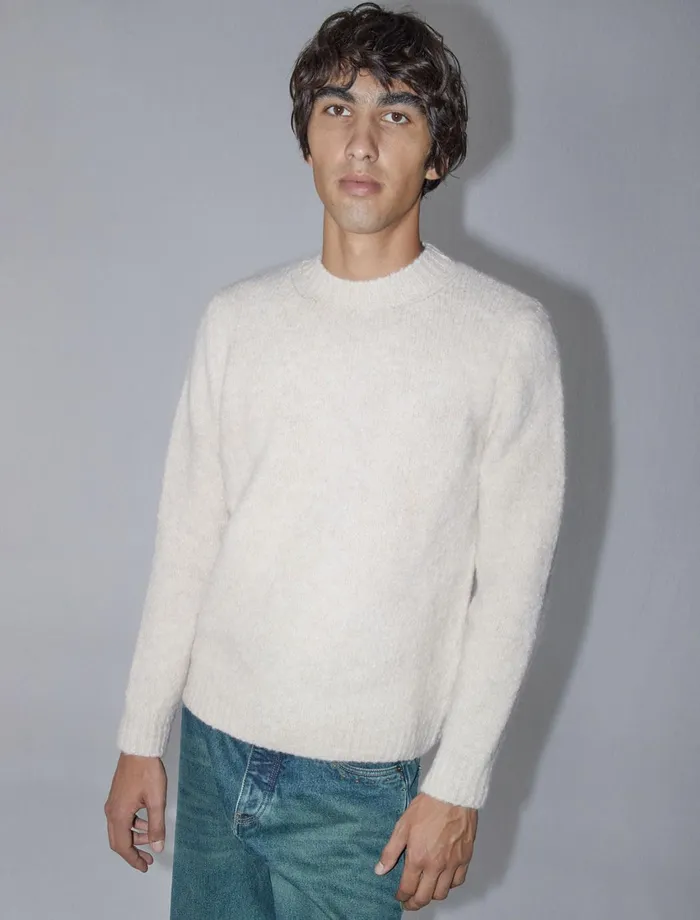 Paloma Wool CRUSH BMen039s Sweater Featuring Iandlt3PW Intarsia On The Back Pwman 8211 US
