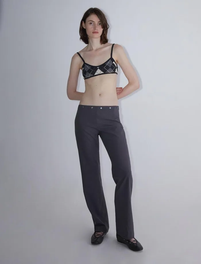 Paloma Wool DAINSuit Trousers With Button Detail Around The Waist Women Bottoms