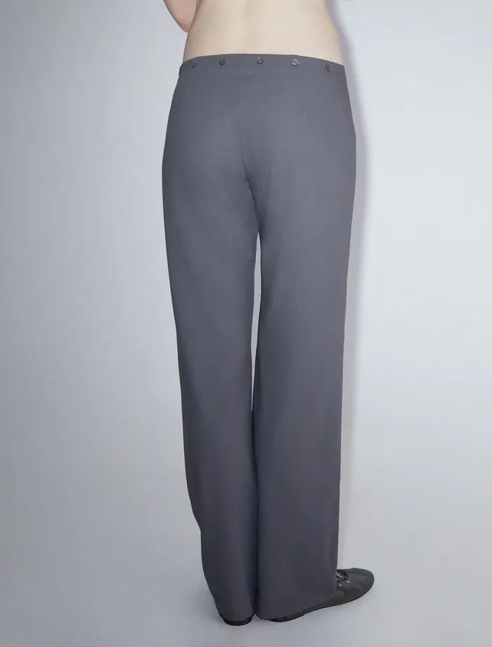 Paloma Wool DAINSuit Trousers With Button Detail Around The Waist Women Bottoms