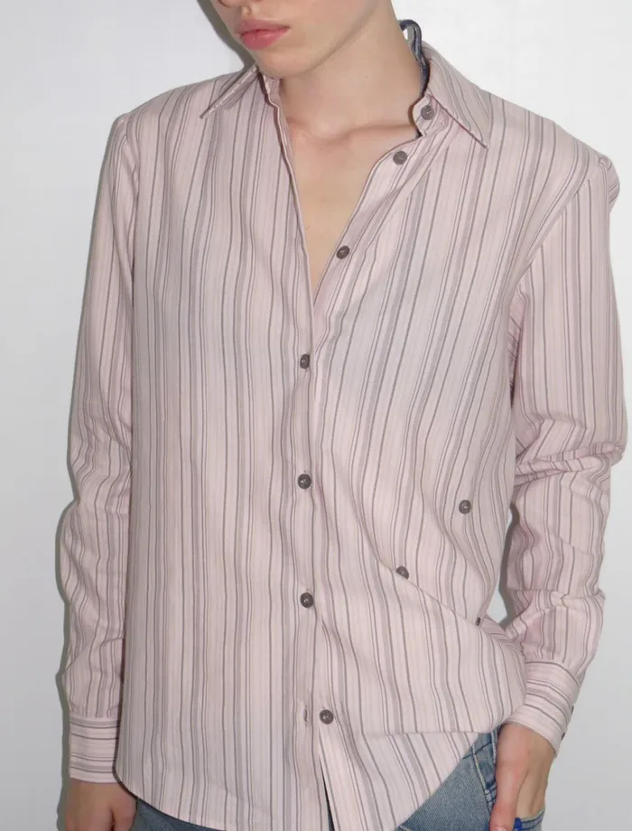 Paloma Wool DONALDPink Striped Multiposition Shirt Women Tops
